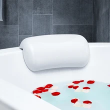 SPA Bad Kissen Nicht-slip Badewanne Kopfstütze Weiche Wasserdicht Bad Kissen mit Saugnäpfen Leicht Zu Reinigen Bad Zubehör