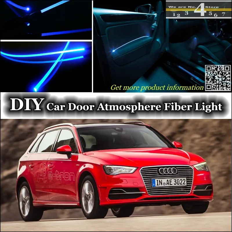 Для Audi A3 S3 RS3 внутренняя настройка окружасветильник атмосфера оптоволоконная