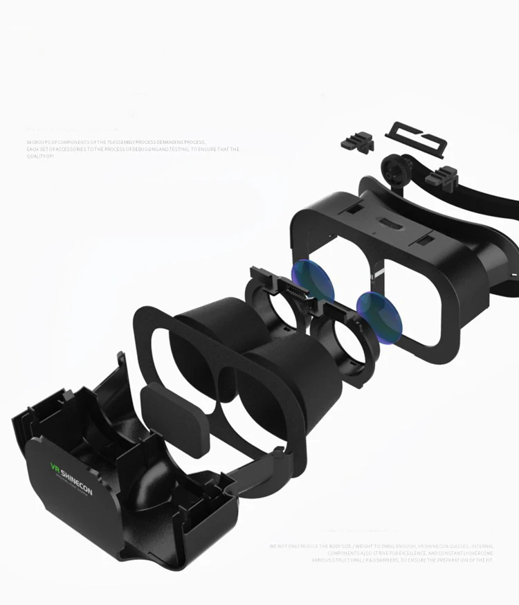 Virtual Reality VR Glasses 3D Glasses Smartphone compatible VR Headset For Google cardboard