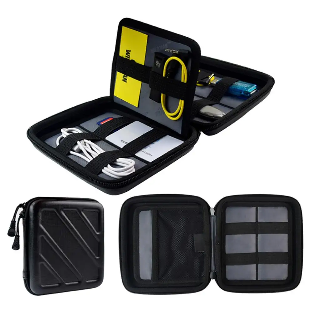 

Waterproof Portable Travel Digital Charge Cable Hard Drive Storage Case Bag