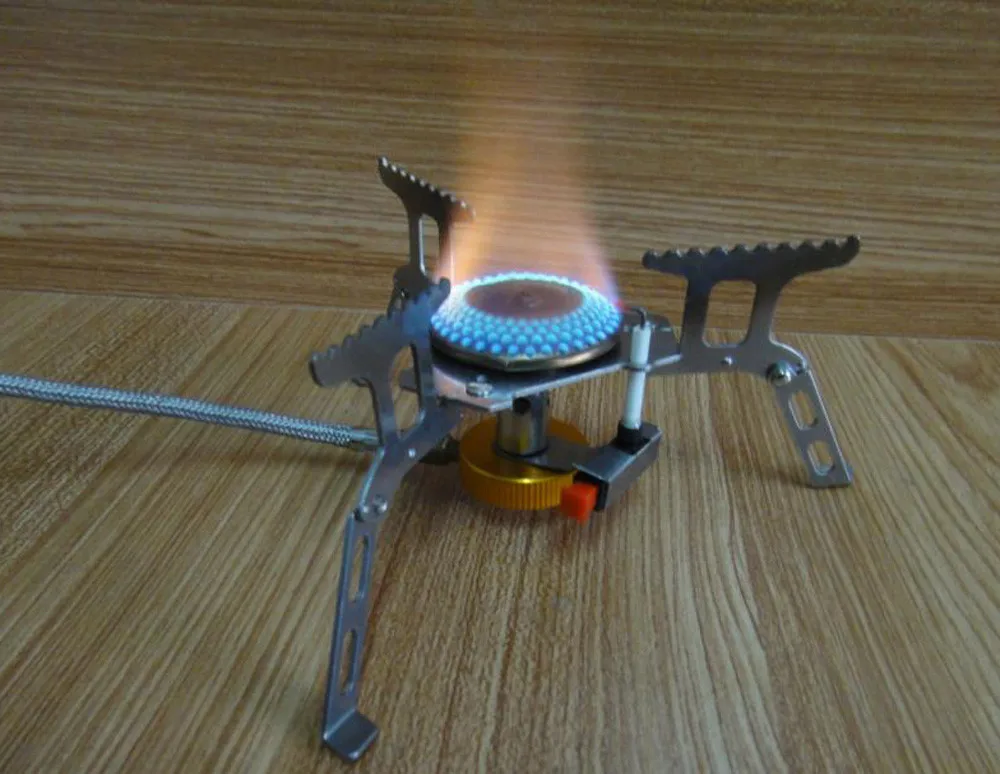 Портативная горелка Gascookers мини складной, из нержавеющей стали газовая плита разделительный газовый плита для кэмпинга Пособия по кулинарии плита оборудование для похода