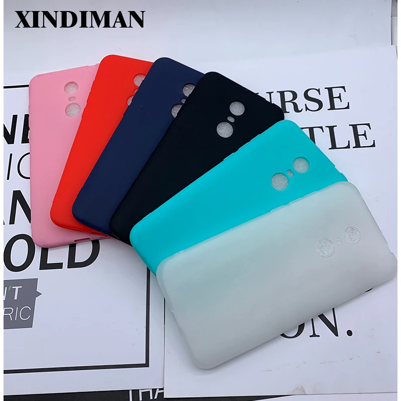 

Soft Silicone Phone cover For Xiaomi Redmi Note4x case solid TPU fundas For Redmi4x 4A 6pro redminote6pro redminote7 K20 K20pro