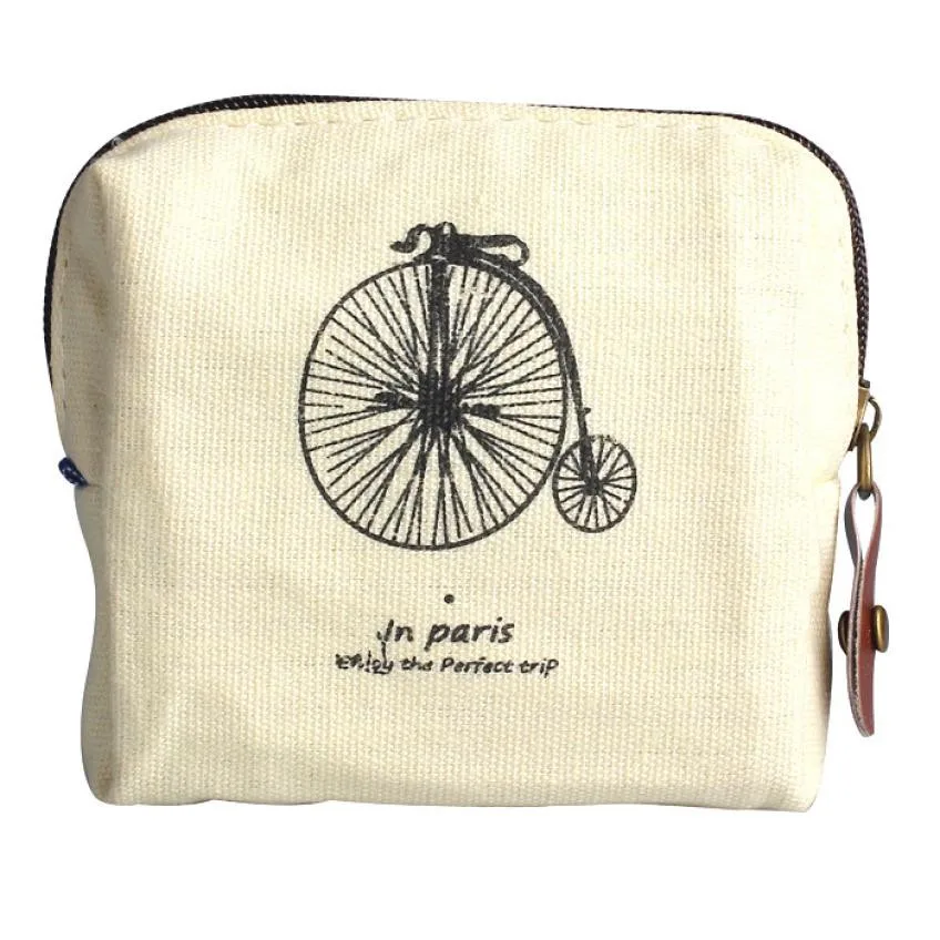 

2018 Coin purses Paris memory canvas coin purses child women change purse womens wallets and purses cartera mujer dropshipping