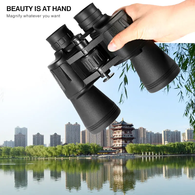 LED Hunting Scanning Binoculars Range Finder Night Vision Non-infrared Telescope Outdoor Wide Angle Vision High Definition recommend folding binoculars 10x magnifications binoculars telescope non infrared night vision telescope macrobinocular 10x32
