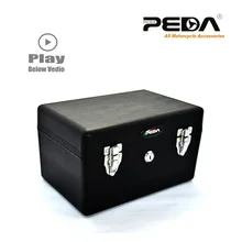 2016 Top Case Rear Box Motorcycle Scooter Electric Bike Black PP Luggage Trunk Tool Box (Free Shipping)
