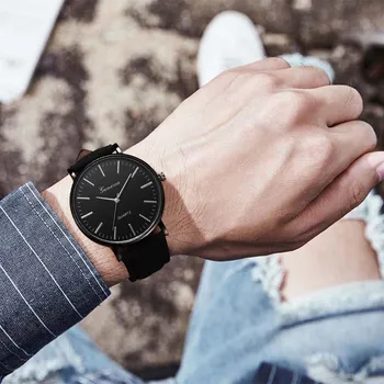 

Relogio Feminino Fashion Watch Women Crystal Simple Business Leather With Strap Reloj Mujer High Quality Female Hour Watch