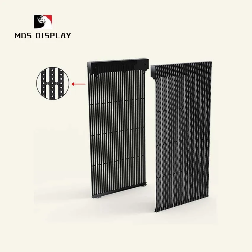 

ultra thin P8 led mesh advertising led panel, outdoor smd rgb transparent led screen display video wall