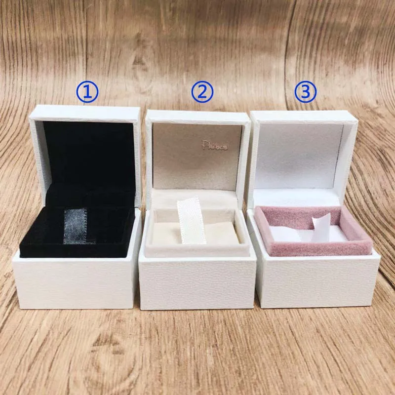 

5*5*4 Cm Ring Box Packaging Paper Jewelry Display Ring Earrings Gift Velvet Box Compatible With Ring Earring DIY Europe Jewelry