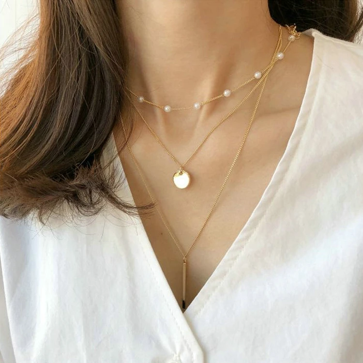 Золотого цвета колье для женщин Длинная Луна колье ожерелья кружева бархат модные ювелирные изделия