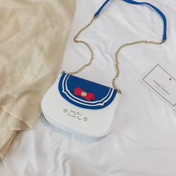 

fashion 2019 new arrival women messenger bags Cute Cartoon pu bowknot Single Shoulder Personality flap crossbody bags for girls