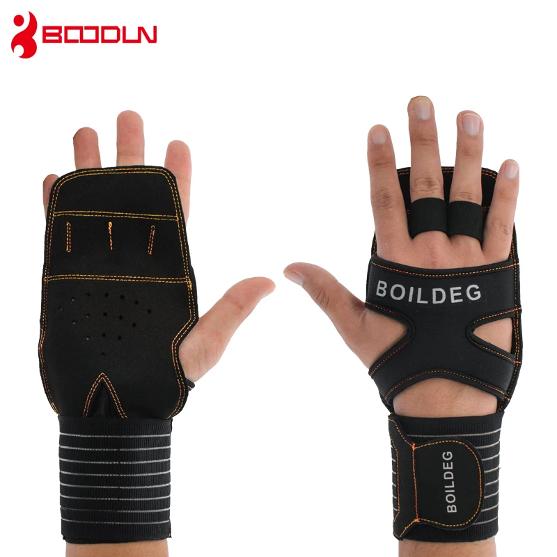 Boodun Gloves Men Body Building Dumbbell Fitness AntiSlip Weight Lifting Sports Strong Gym Women Training Gloves