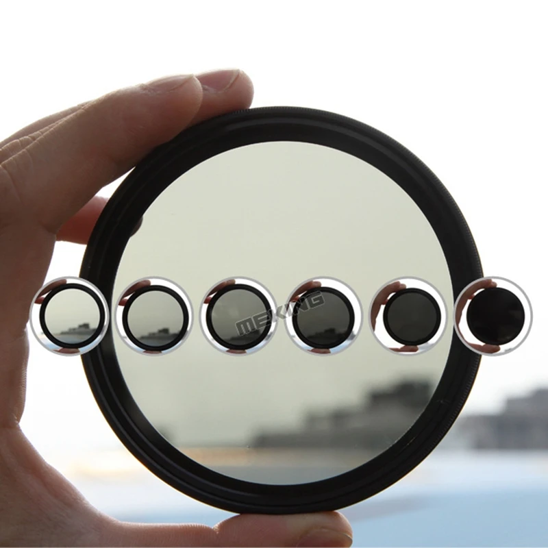 Selens 77mm 52mm 56mm Neutral Density Variable photography Camera Lens