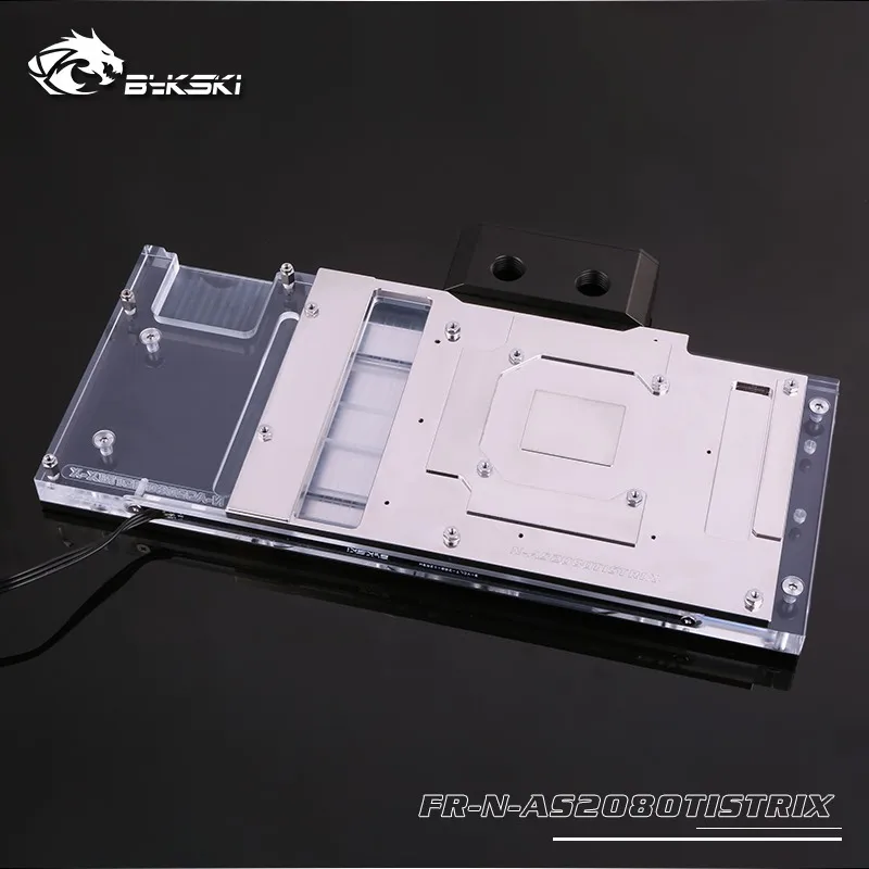  Bykski Water Block use for ASUS ROG STRIX-RTX2080TI-O11G-GAMING /Full Cover Copper Block/RGB Light/