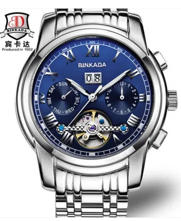 Turbilon механические часы 5A Binkadal 30 м автоматические reloj 7062L Мужские часы|watch reloj|watch