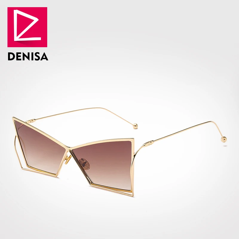 DENISA Новое поступление, Винтажные Солнцезащитные очки с бабочками, женские трендовые солнцезащитные очки «кошачий глаз» для девушек, UV400, lunette de soleil femme GZ1075