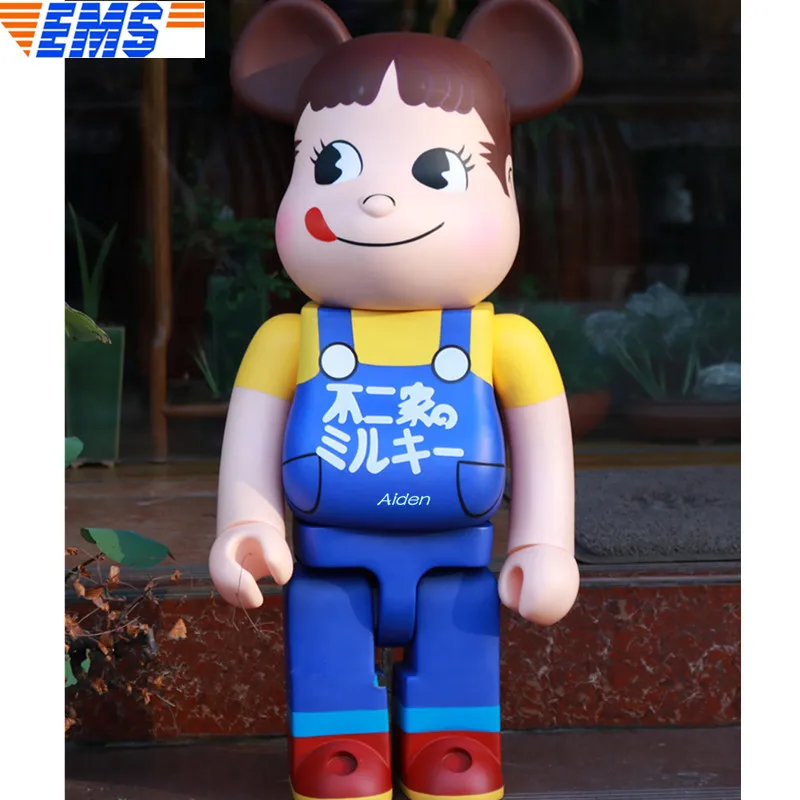 

28" Be@rbrick Gloomy BB Bearbrick 1000% Blue PEKO Birthday Gift Decoration Vinyl Action Figure Collectible Model Toy 70CM B683