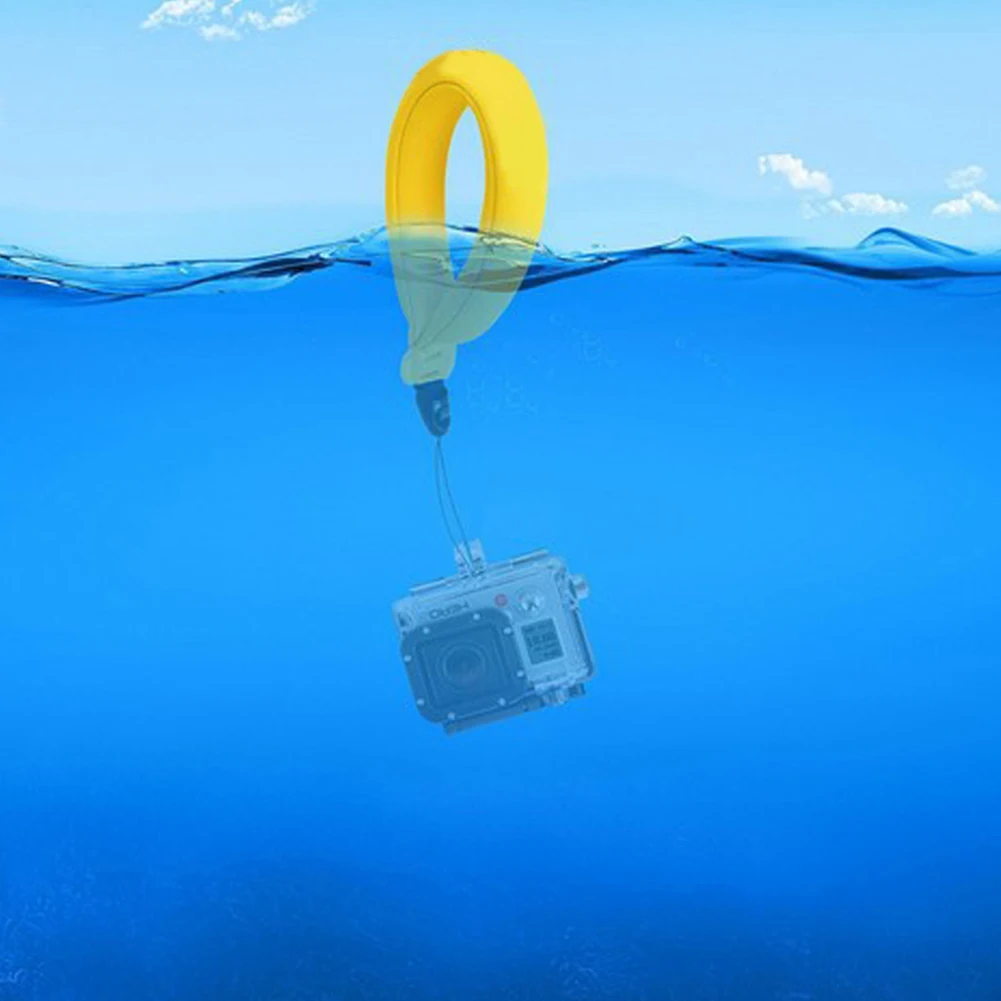 Прочный плавающий Водонепроницаемый Анти-потеря яркий цвет камера ремешок унисекс плавание Спорт Мода Вождение практичный для GoPro