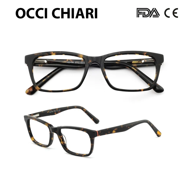 Occi Chiari 2018 Vintage Design Retro Acetate Women Gafas Myopia