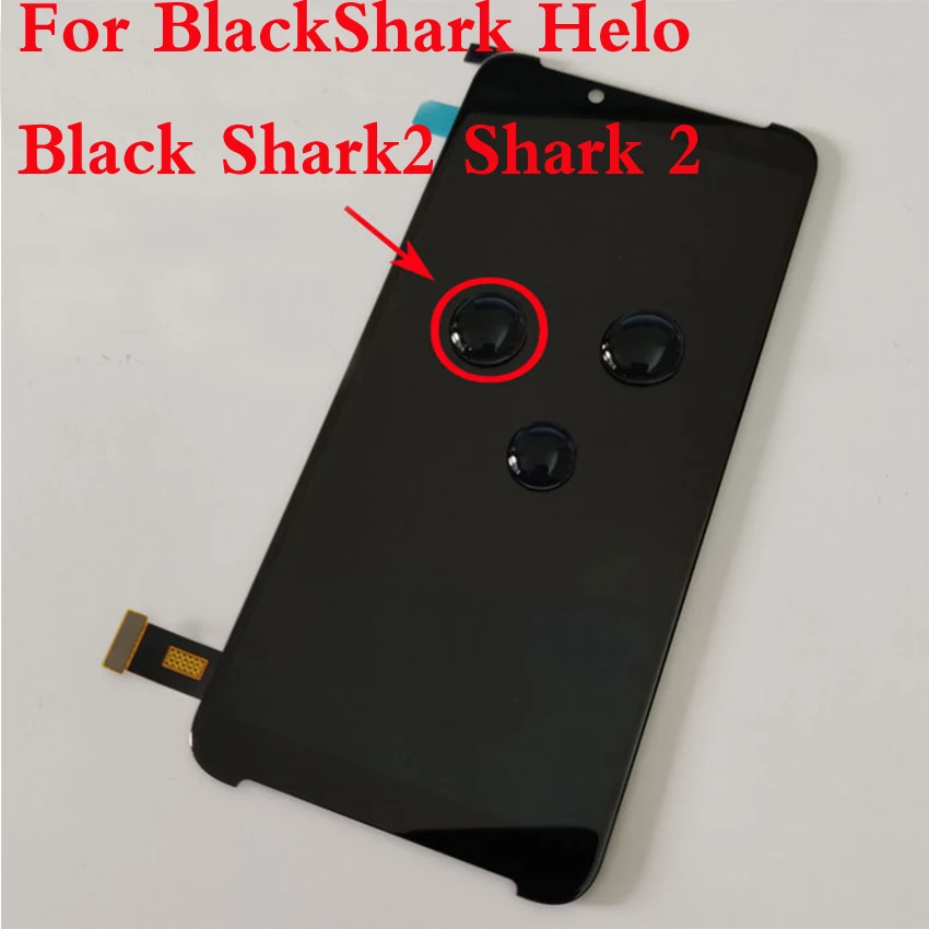 

Original Top Quality Well LCD Display Touch Screen Digitizer Assembly Sensor For Xiaomi BlackShark Helo Black Shark2 Shark 2