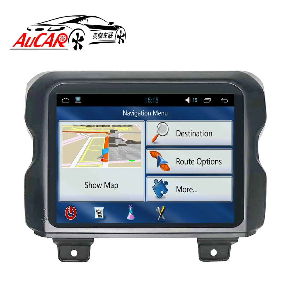 Best AuCAR 8.4" Android 8.0 car radio Car DVD Player for Jeep Wrangler jk 2018 car Stereo GPS Navigation system HD radio IPS WIFI 5