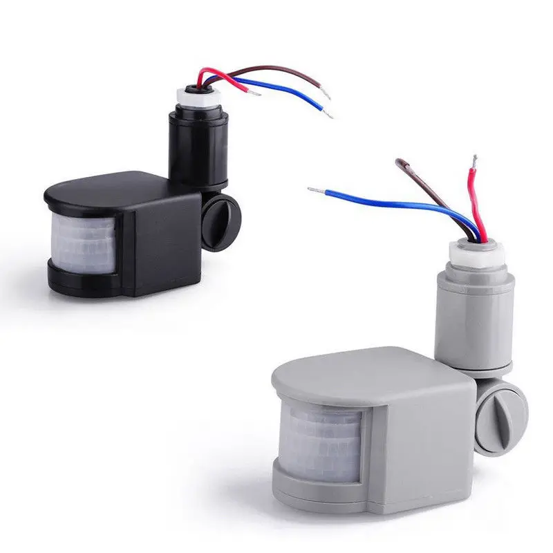 

Motion Sensor Wall Switch 85V~260V Motion Detector Automatic Infrared PIR Sensor 180 Degree Rotating Outdoor Timer Light Switch