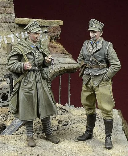 1/35 фигурки из смолы модельные наборы Польские солдаты Второй мировой войны