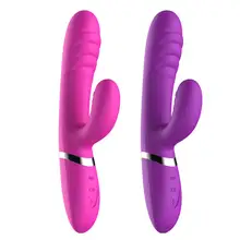 Multispeed Vibrator G-Spot Dildo Rabbit Female Adult Sex Toy USB Rechargeable Massager for Women Couples