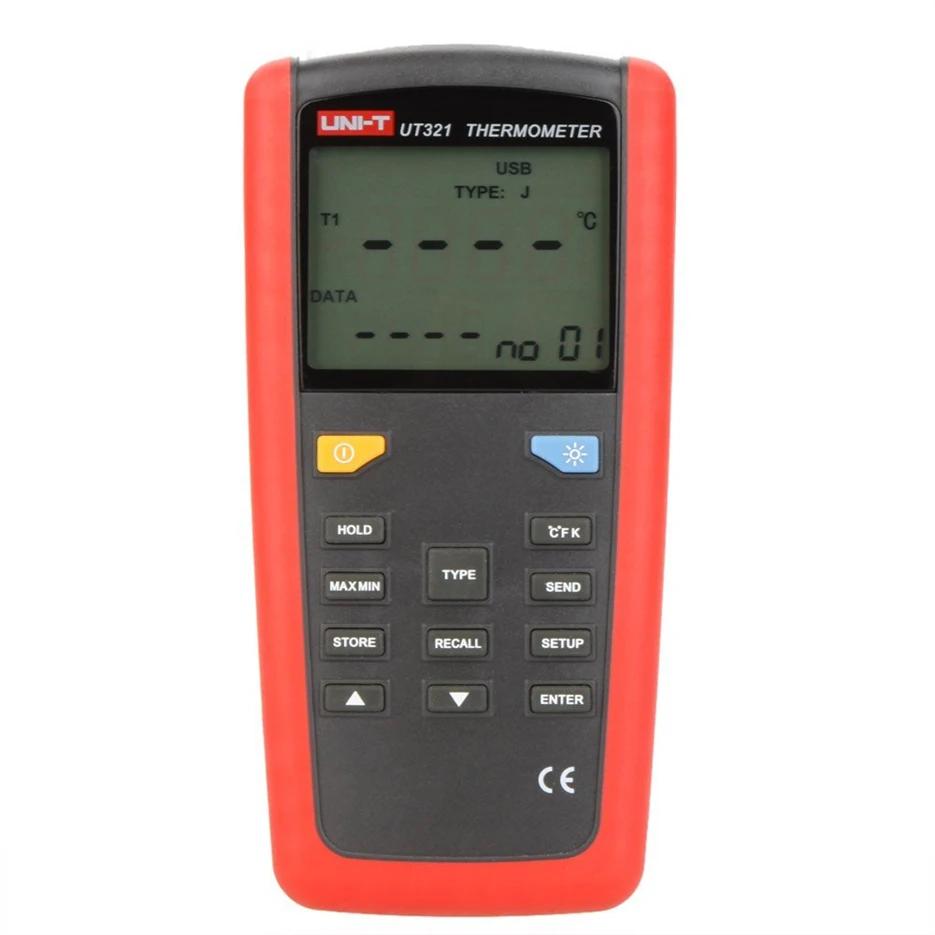 

UNI-T UT321 Contact Type Termometers Range -150~1375 USB Interface Industrial Temperature Test Selection