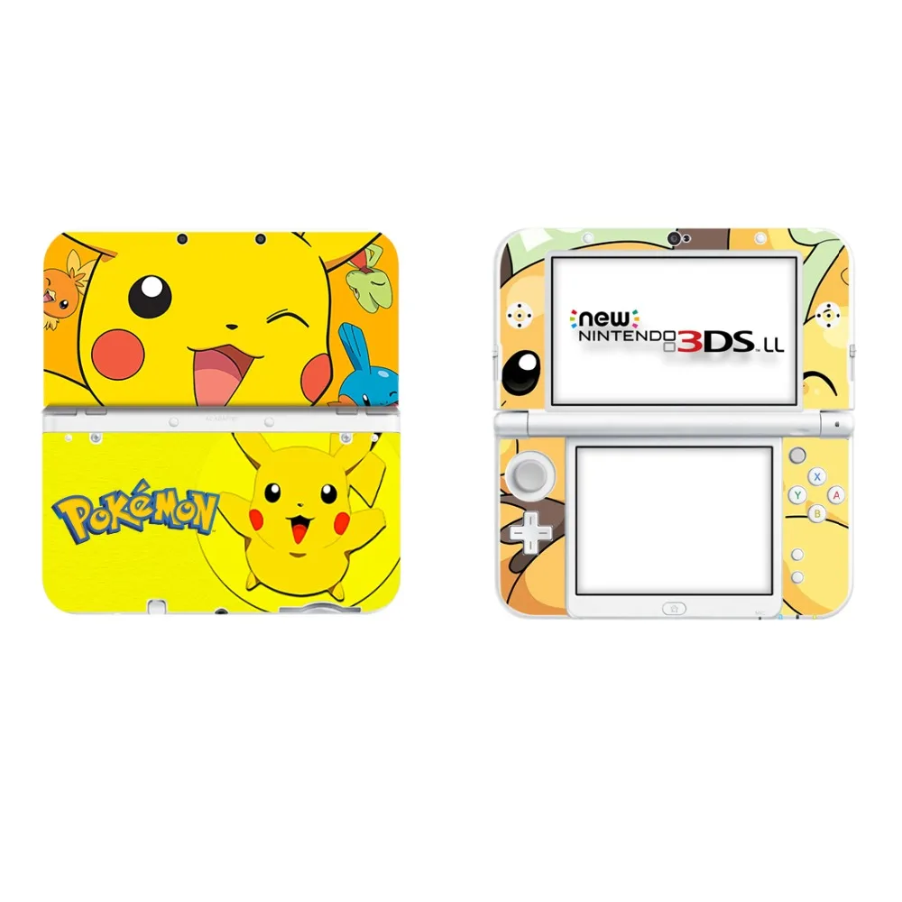 Pokemon Go Пикачу виниловая наклейка кожи Стикеры для старых 3DS XL скины s для старых 3DS LL Винил Защитная Наклейка
