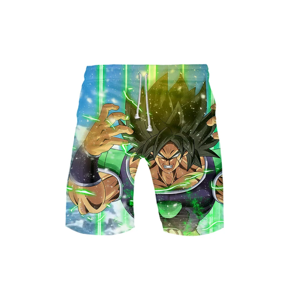 3d Dragon Ball Goku Шорты для плавания, мужские пляжные шорты, брендовая пляжная одежда, Бермуды для серфинга, мужские шорты для плавания