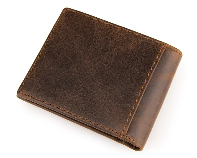 

Brand Cowhide Leather Men Wallets Vintage Man Genuine Leather Purse Male Coin Pocket Wallet Removeable Card Holder #VP-J8054
