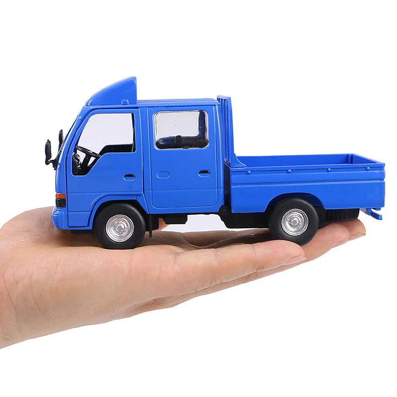 

1:32 Die Cast Model Cars Electric Flashing Pull back scale automobile Alloy Vehicle gld3 Coche Children Toys 1/32 ISUZU Truck