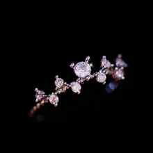 Bagues Tendances délicates en zircone cubique pour femmes, anneaux de fête, Design de luxe, Bijoux, cadeau pour amoureux, 2018