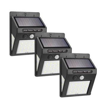 

20 30LEDS LED Solar Power PIR Motion Sensor Wall Light Outdoor Waterproof Street Yard Path Home Garden Night Lights