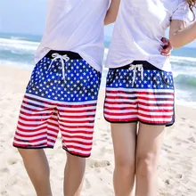 Пляжные шорты для пар, костюм для серфинга, фитнес, бодибилдинг, плавки с геометрическим рисунком для мужчин, купальный костюм для мужчин