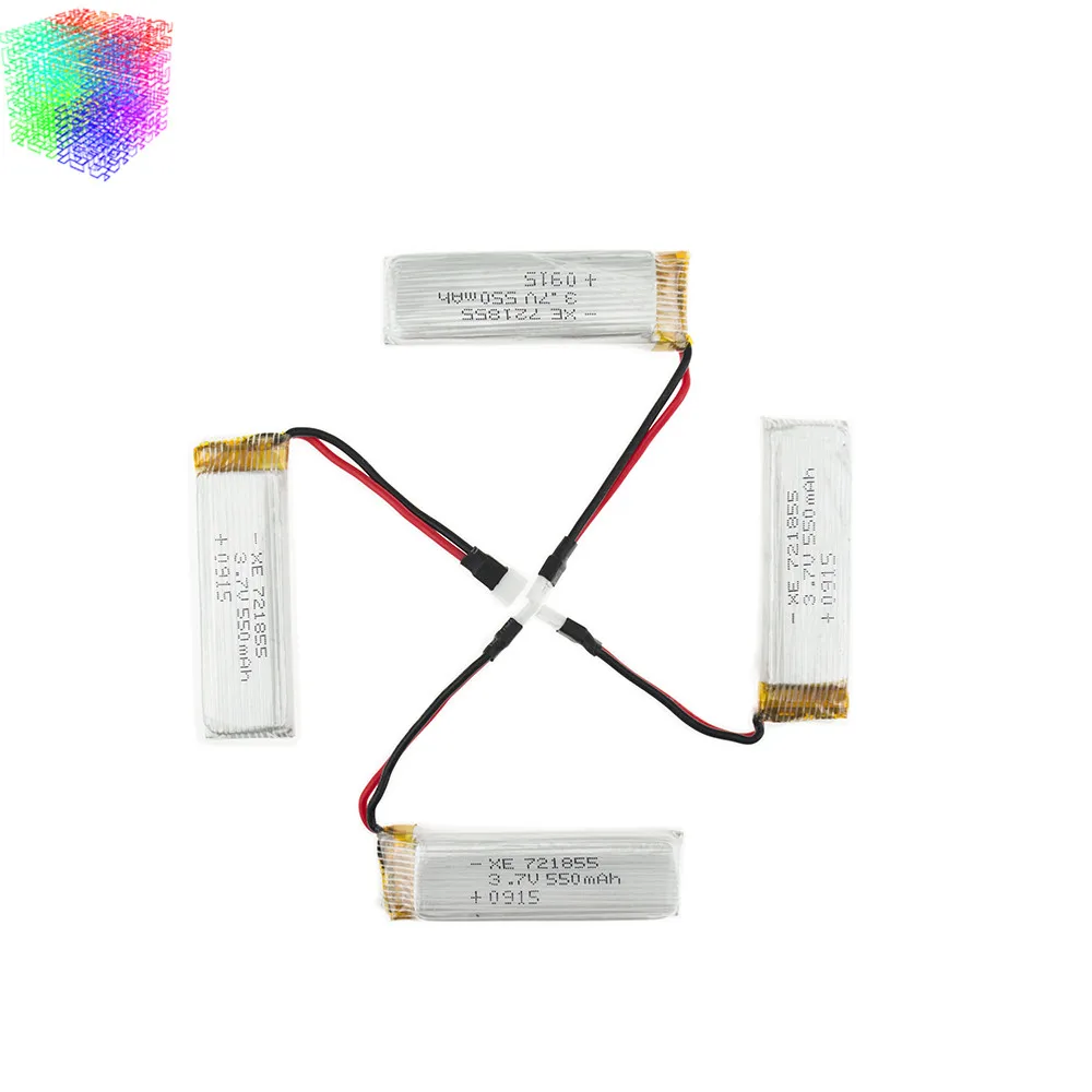 Lipo 3 7 v 550mah 5 шт батареи и USB зарядное устройство для Wltoys V977 V930 Rc вертолет Дрон