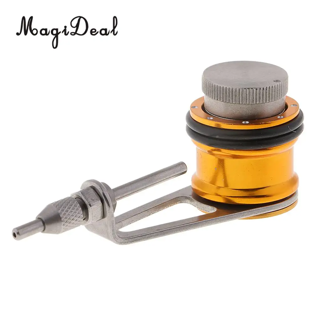 MagiDeal Bobbin Knotter PE Line Leader Line Knot Tying Tool Jigging Knots with quick adjusting disk-drag for making PR serving