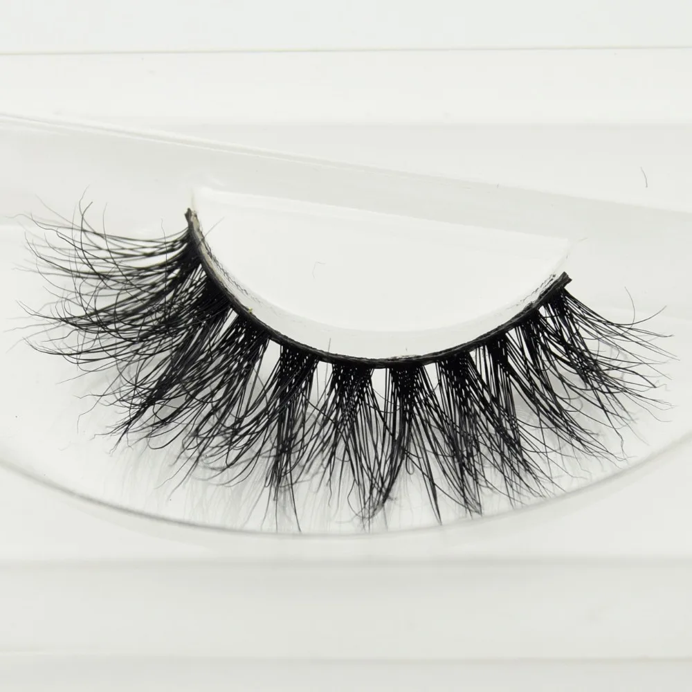 

visofree 1 pair 3d mink lashes wholesale 100% real mink fur Handmade crossing lashes individual strip thick lash D20