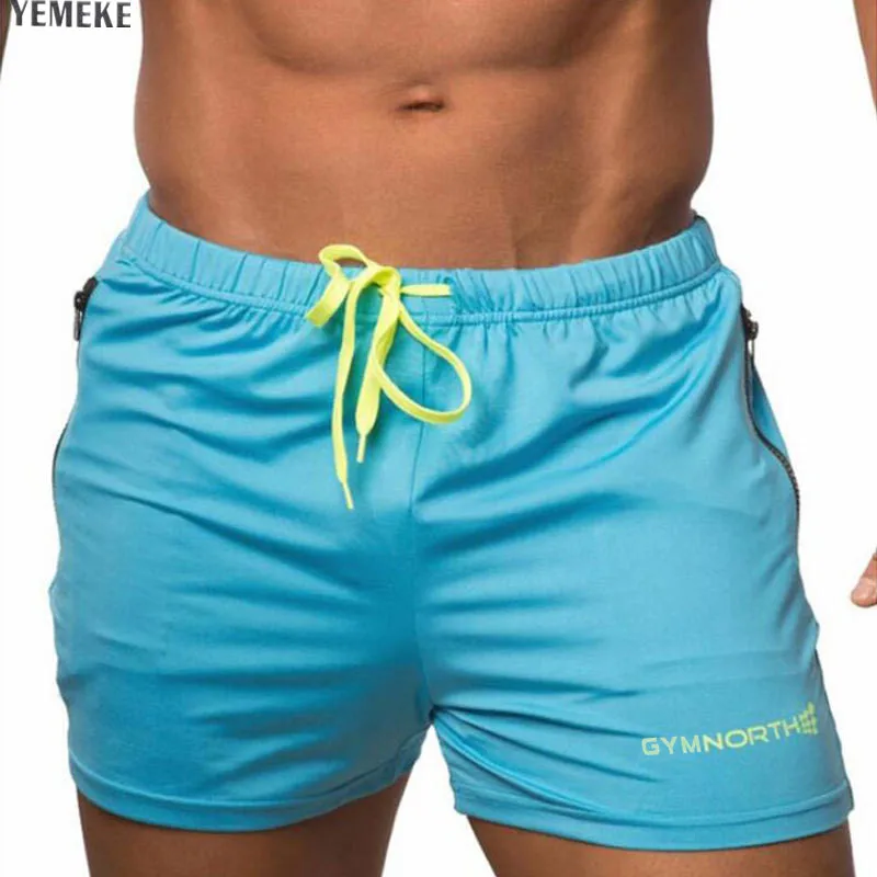YEMEKE мужские s летние мужские пляжные шорты с надписью, простые однотонные мужские пляжные шорты, мужские брендовые шорты, повседневные шорты для фитнеса