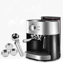 Кофе машина полуавтоматическая итальянский паровой Тип молочной пены 15 бар насос давления прозрачный аквариум