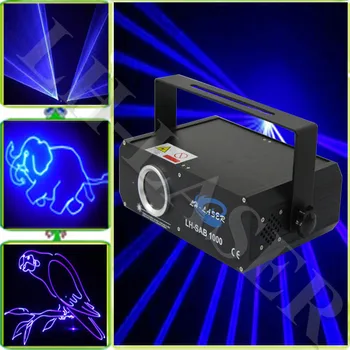 

1000mw w ILDA Single Blue Laser Show Light / Disco Animation Blue Laser Light for outdoor