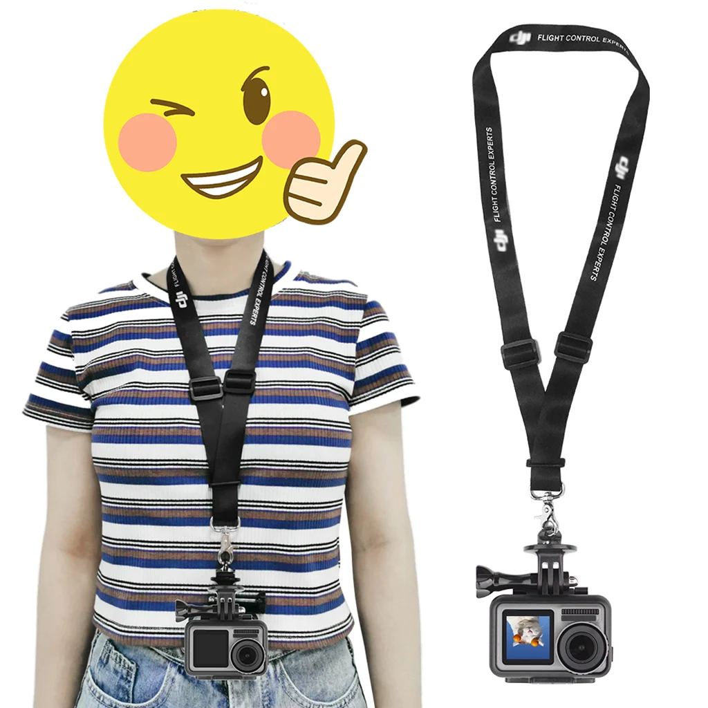 Durable Cloth Safety Hand Strap Lanyard Sling Handheld Belt Adapter for DJI Osmo Action Sports Camera Accessories