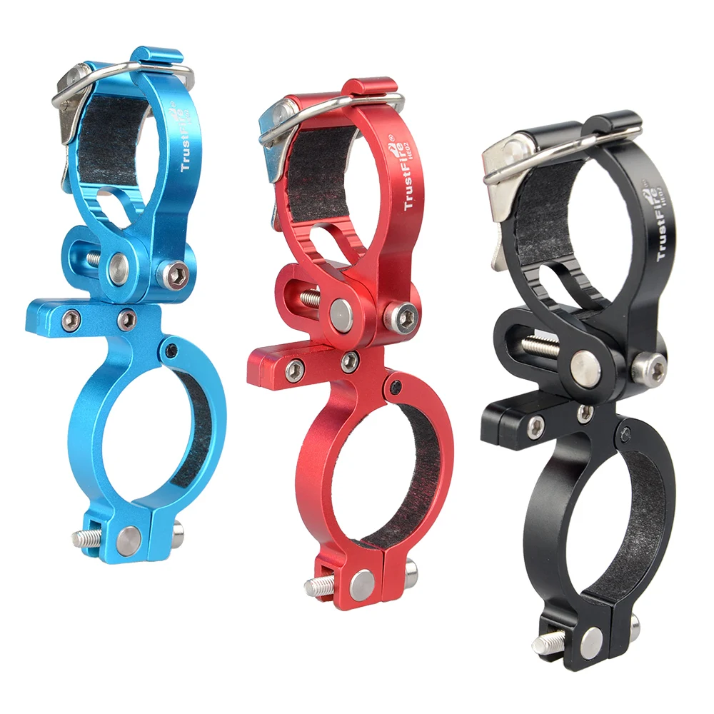 

Trustfire Bicycle Light Flashlight Mount Bracket Holder Mountain Road Bicycle MTB Bike Handle Bar Handlebar Torch Clip