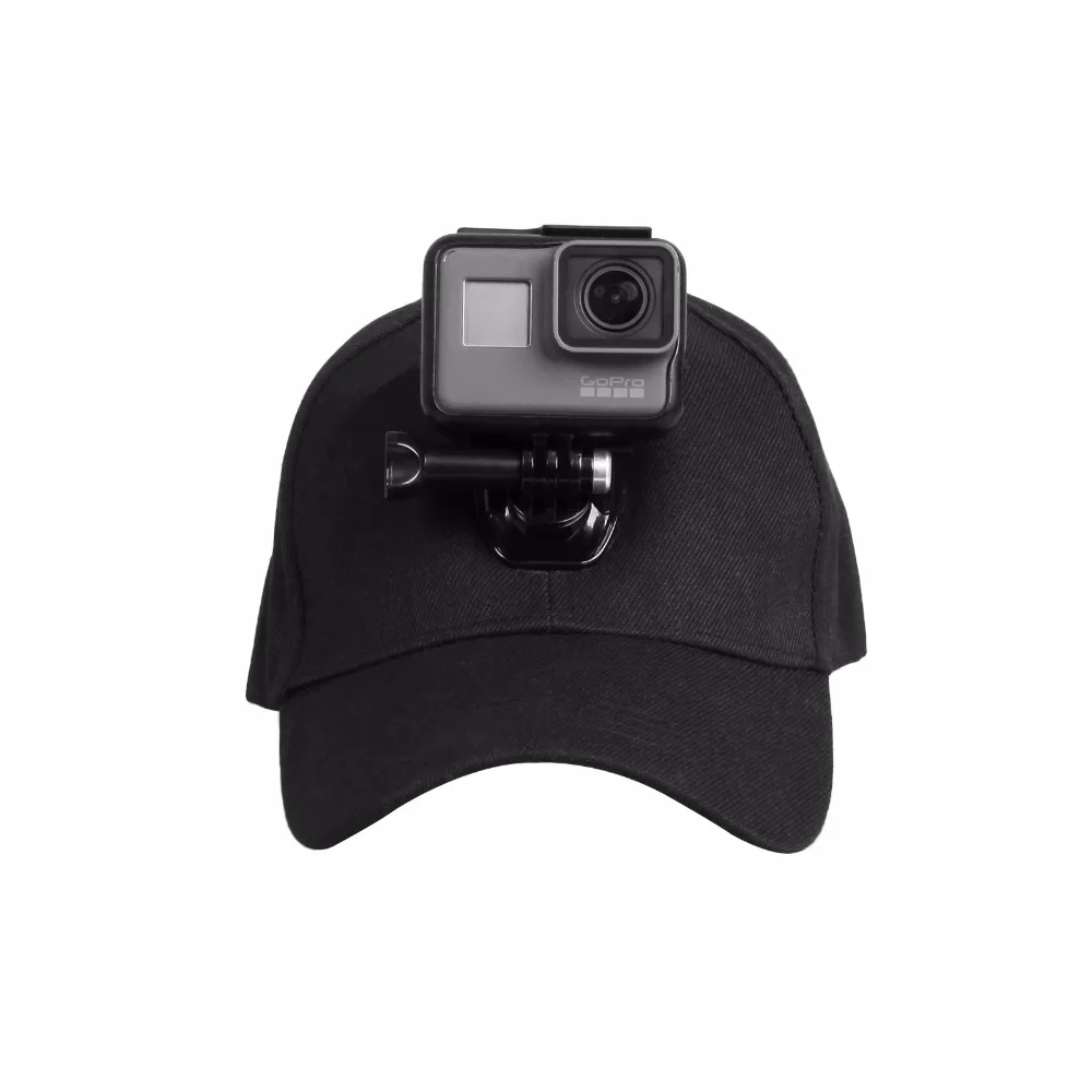 Nylon Baseball Cap Tripod+Quick Release Buckle Head Mount for Gopro Hero 5433+Sjcam Xiaomi Yi Hat Cap Gopro Accessories  (2)