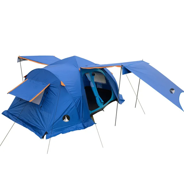 Cheap Outdoor double automatic tent outdoor tent outdoor camping tent 2 Bedroom 6-10persons two color