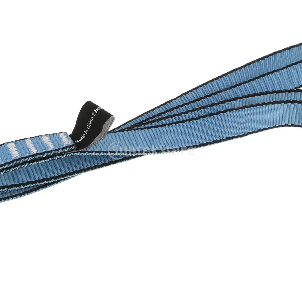 MagiDeal 23KN Climbing Sling Fall Protection Rescue Safety Webbing Strap Belt Mountaineering Rappelling Safe Wide Rope
