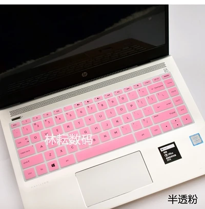 pink Моющаяся Клавиатура для ноутбука hp Spectre x360 13,3 дюймов 13-w021TU/13-w022TU Силиконовая Водонепроницаемая Пылезащитная пленка - Цвет: pink