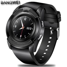 

BANGWEI new female smart watch information vibration reminder fashion fitness smart digital sports watch LED color touch screen