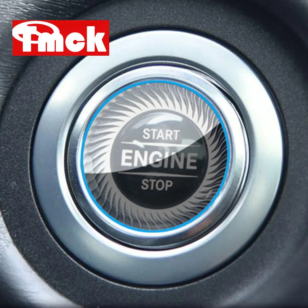 

For Mercedes Benz C E GLC Class W205 W213 X253 TPU Transparent Car Engine Start Stop Switch Push Button Membrane Protector Film