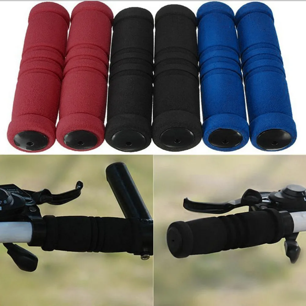 

1 Pair MTB Bike Bicycle grips Handle Handlebar Soft Durable Sponge Bar Grip Covers